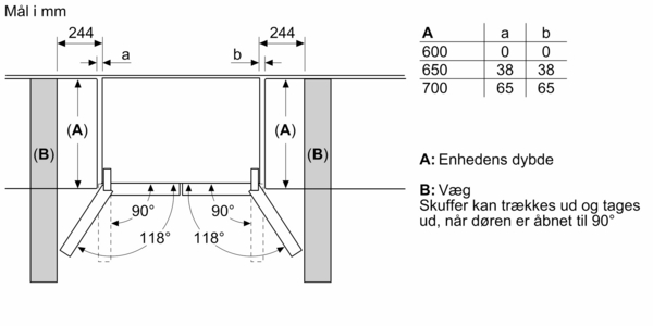 Siemens KF96RSBEA Køl/frys kombination